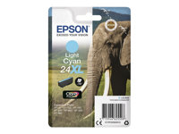Epson 24XL - 9.8 ml - XL - cián claro - original - blíster con alarma de RF - cartucho de tinta - para Expression Photo XP-55, 750, 760, 850, 860, 950, 960, 970; Expression Premium XP-750, 850 C13T24354022