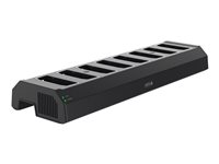 Axis W701 Docking Station 8-bay - Estación de sincronización y carga - 80 vatios - negro - para AXIS W100 01724-002