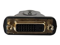 C2G Velocity Inline Adapter - Adaptador de vídeo - DVI-D hembra a HDMI macho - negro 80348