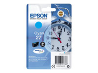 Epson 27 - 3.6 ml - cián - original - cartucho de tinta - para WorkForce WF-3620, WF-3640, WF-7110, WF-7210, WF-7610, WF-7620, WF-7710, WF-7715, WF-7720 C13T27024012