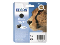 Epson T0711 - 7.4 ml - negro - original - blíster - cartucho de tinta - para Stylus DX9400, SX115, SX210, SX215, SX218, SX415, SX515, SX610; Stylus Office BX310, BX610 C13T07114011