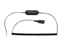 Jabra GN1218 AC Attenuation - Cable para auriculares - Desconexión rápida enchufe - 2 m - para Cisco IP Phone 78XX, 88XX; BIZ 1500, 2300, 2400 88011-102
