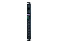 APC Easy Metered Rack PDU EPDU1016M - Unidad de distribución de potencia (montaje en bastidor) - CA 200/208/230 V - 3680 VA - Ethernet - input: IEC 60320 C20 - conectores de salida: 8 (IEC 60320 C13) - 1U - 2.5 m cable - negro - para P/N: AR106V, SCL400RMJ1U, SCL500RMI1UC, SCL500RMI1UNC, SMTL1000RMI2UC, SMTL750RMI2UC EPDU1016M