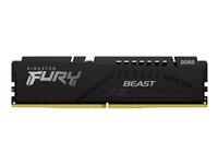 Kingston FURY Beast - DDR5 - kit - 32 GB: 2 x 16 GB - DIMM de 288 contactos - 5600 MHz / PC5-44800 - CL40 - 1.25 V - sin búfer - on-die ECC - negro KF556C40BBK2-32