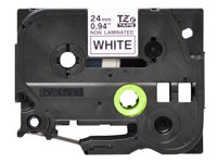 Brother TZe-N251 - Negro sobre blanco - rollo (2,4 cm x 8 m) 1 cinta(s) cinta no laminada - para Brother PT-D600; P-Touch PT-E800; P-Touch Cube Plus PT-P710; P-Touch Cube Pro PT-P910 TZEN251