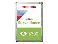 Toshiba S300 Surveillance - Disco duro - 1 TB - interno - 3.5" - SATA 6Gb/s - 5700 rpm - búfer: 64 MB HDWV110UZSVA