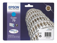 Epson 79 - 6.5 ml - cián - original - cartucho de tinta - para WorkForce Pro WF-4630DWF, WF-4640DTWF, WF-5110DW, WF-5190DW, WF-5620DWF, WF-5690DWF C13T79124010