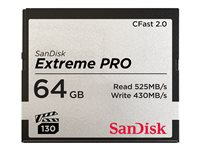 SanDisk Extreme Pro - Tarjeta de memoria flash - 64 GB - CFast 2.0 SDCFSP-064G-G46D