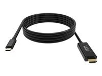 VISION Professional - Cable de vídeo - USB-C macho a HDMI macho - 2 m - negro - compatibilidad con 4K TC 2MUSBCHDMI/BL
