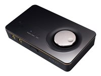 ASUS Xonar U7 MKII - Tarjeta de sonido - de 24 bits - 192 kHz - 114 dB SNR - 7.1 - USB 2.0 - CM6632AX 90YB00KB-M0UC00