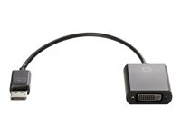 HP DisplayPort to DVI-D Adapter - Adaptador DisplayPort - enlace simple - DisplayPort (M) a DVI-D (H) - 19 cm - trabado - para HP Z2 G9; Elite Dragonfly Notebook; EliteDesk 80X G8; ProDesk 405 G8; ProOne 440 G9 FH973AA