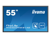 iiyama ProLite TH5565MIS-B1AG - 55" Clase diagonal (54.6" visible) pantalla LCD con retroiluminación LED - señalización digital - con pantalla táctil - 1080p 1920 x 1080 - negro TH5565MIS-B1AG