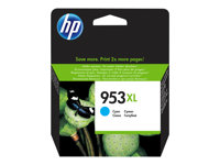 HP 953XL - 18 ml - Alto rendimiento - cián - original - blíster - cartucho de tinta - para Officejet Pro 77XX, 82XX, 87XX F6U16AE#BGY