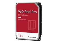 WD Red Pro NAS Hard Drive WD181KFGX - Disco duro - 18 TB - interno - 3.5" - SATA 6Gb/s - 7200 rpm - búfer: 512 MB WD181KFGX