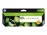 HP 971XL - Alto rendimiento - amarillo - original - cartucho de tinta - para Officejet Pro X451dn, X451dw, X476dn MFP, X476dw MFP, X551dw, X576dw MFP CN628AE