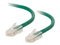 C2G Cat5e Non-Booted Unshielded (UTP) Network Patch Cable - Cable de interconexión - RJ-45 (M) a RJ-45 (M) - 3 m - UTP - CAT 5e - trenzado, uniboot - verde 83064