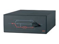 APC Service Bypass Panel - Interruptor bypass (montaje en bastidor) - CA 230 V - conectores de salida: 3 - 4U - 19" - negro - para Symmetra 12KVA, 16KVA, 4KVA, 6kVA, 8KVA SBP16KRMI4U