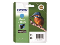 Epson T1592 - 17 ml - cián - original - blíster - cartucho de tinta - para Stylus Photo R2000 C13T15924010