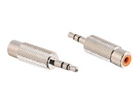 C2G - Adaptador de audio - miniconector estéreo macho a RCA hembra 80463