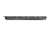 APC Basic Rack PDU Zero U - Unidad de distribución de potencia (montaje en bastidor) - CA 400 V - 22 kW - conectores de salida: 9 (IEC 60320 C13, IEC 60320 C19) - 0U - para P/N: AR3103SP, AR3106SP, SRT1000RMXLI, SRT1000RMXLI-NC, SRT2200XLI-KR, SRT5KRMXLW-TW AP7555A