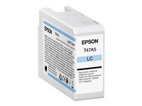 Epson T47A5 - 50 ml - cián claro - original - cartucho de tinta - para SureColor SC-P900 C13T47A500
