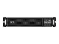 APC Smart-UPS SRT 3000VA RM - UPS (montaje en rack / externo) - CA 220/230/240 V - 2700 vatios - 3000 VA - Ácido de plomo - RS-232, USB - conectores de salida: 10 - 2U - negro - con APC UPS Network Management Card AP9631 - para P/N: AR4018SPX432, AR4024SP, AR4024SPX429, AR4024SPX431, AR4024SPX432, NBWL0356A SRT3000RMXLI-NC