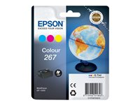 Epson 267 - 6.7 ml - amarillo, cián, magenta - original - blíster con alarma de RF - cartucho de tinta - para WorkForce WF-100W C13T26704020