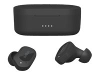 Belkin SoundForm Play - Auriculares inalámbricos con micro - en oreja - Bluetooth - cancelación de sonido activo - medianoche AUC005BTBK