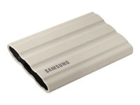 Samsung T7 Shield MU-PE1T0K - SSD - cifrado - 1 TB - externo (portátil) - USB 3.2 Gen 2 (USB-C conector) - AES de 256 bits - beige MU-PE1T0K/EU