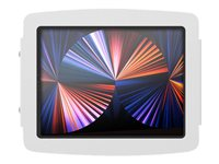 Compulocks Space iPad 12.9-inch 5th/4th/3rd Gen Security Display Enclosure - Carcasa - para PC Tablet - bloqueable - aluminio de alta calidad - blanco - tamaño de pantalla: 12.9" - interfaz de montaje: 100 x 100 mm - se puede instalar en la pared - para Apple iPad Pro de 12,9" (3ª generación, 4ª generación, 5ª generación) 299PSENW