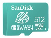 SanDisk Nintendo Switch - Tarjeta de memoria flash - 512 GB - UHS-I U3 / Class10 - microSDXC UHS-I SDSQXAO-512G-GNCZN