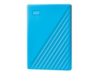 WD My Passport WDBYVG0020BBL - Disco duro - cifrado - 2 TB - externo (portátil) - USB 3.2 Gen 1 - AES de 256 bits - azul WDBYVG0020BBL-WESN