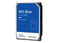 WD Blue - Disco duro - 500 GB - interno - 3.5" - SATA 6Gb/s - 5400 rpm - búfer: 64 MB WD5000AZRZ