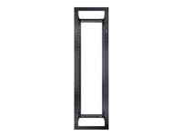 APC NetShelter 4 Post Open Frame Rack - Rack - negro - 44U - para P/N: SUA5000RMI5U AR204A