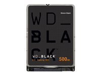 WD Black WD5000LPSX - Disco duro - 500 GB - interno - 2.5" - SATA 6Gb/s - 7200 rpm - búfer: 64 MB WD5000LPSX