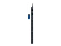 APC Easy Metered Rack PDU EPDU1132M - Unidad de distribución de potencia (montaje en bastidor) - CA 200/208/230 V - 7360 VA - Ethernet - input: IEC 60309 2P+E - conectores de salida: 24 (4 x IEC 60320 C19, 20 x IEC 60320 C13) - 0U - 3 m cable - negro - para P/N: AR9300SP, AR9300SP-R, AR9307SP, AR9307SP-R, SMC1000I-2UC, SMC1000IC, SMC1500I-2UC EPDU1132M
