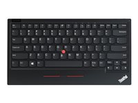 Lenovo ThinkPad TrackPoint Keyboard II - Teclado - con Trackpoint - inalámbrico - 2.4 GHz, Bluetooth 5.0 - español - interruptor: tecla de tijera - negro puro - para IdeaPad 1 14; S340-14; ThinkCentre M70s Gen 3; M90q Gen 2; ThinkPad T14s Gen 3 4Y40X49505