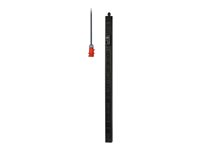 APC Easy Metered Rack PDU EPDU1216M - Unidad de distribución de potencia (montaje en bastidor) - CA 400 V - 11000 VA - trifásico - Ethernet - input: IEC 60309 3P+N+PE - conectores de salida: 24 (3 x IEC 60320 C19, 21 x IEC 60320 C13) - 0U - 1.98 m cable - negro EPDU1216M