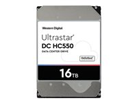 WD Ultrastar DC HC550 WUH721816ALE6L4 - Disco duro - 16 TB - interno - 3.5" - SATA 6Gb/s - 7200 rpm - búfer: 512 MB 0F38462