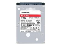 Toshiba L200 Laptop PC - Disco duro - 2 TB - interno - 2.5" - SATA 6Gb/s - 5400 rpm - búfer: 128 MB HDWL120UZSVA
