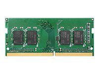Synology - DDR4 - módulo - 4 GB - SO-DIMM de 260 contactos - 2666 MHz / PC4-21300 - 1.2 V - sin búfer - no ECC - para Deep Learning NVR DVA3219 D4NESO-2666-4G