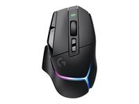 Logitech G G502 X PLUS - Ratón - óptico - inalámbrico - LIGHTSPEED - receptor Logitech LIGHTSPEED - negro 910-006163