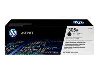 K/HP Toner/305A Black LaserJet TonerCart CE410A?QTY2