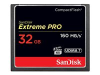 SanDisk Extreme Pro - Tarjeta de memoria flash - 32 GB - 1000x/1067x - CompactFlash SDCFXPS-032G-X46