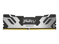 Kingston FURY Renegade Silver - DDR5 - módulo - 16 GB - DIMM de 288 contactos - 6400 MHz / PC5-51200 - CL32 - 1.4 V - sin búfer - on-die ECC KF564C32RS-16