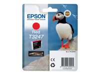 Epson T3247 - 14 ml - rojo - original - cartucho de tinta - para SureColor P400, SC-P400 C13T32474010