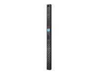 APC Metered Rack PDU ZeroU 2G - Unidad de distribución de alimentación (montaje en bastidor) - CA 200/208/230 V - RS-232 - input: IEC 60309 16A - conectores de salida: 20 (IEC 60320 C13, IEC 60320 C19) - negro - para P/N: AR3103SP, AR3106SP, SRT1000RMXLI, SRT1000RMXLI-NC, SRT10RMXLIX806, SRT5KRMXLW-TW AP8858EU3