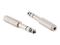 C2G - Adaptador de audio - miniconector estéreo hembra a conector estéreo macho 80465