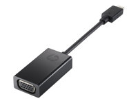 HP - Adaptador de vídeo externo - USB-C - D-Sub - negro - para EliteBook 830 G6; OMEN 16; Pavilion Plus Laptop 14; ZBook 15u G6, 17 G5, 17 G6, Create G7 N9K76AA#AC3