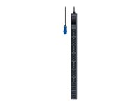 APC Easy Basic Rack PDU EPDU1116B - Unidad de distribución de potencia (montaje en bastidor) - CA 200/208/230 V - 3680 VA - input: IEC 60309 2P+E - conectores de salida: 24 (4 x IEC 60320 C19, 20 x IEC 60320 C13) - 0U - 3 m cable - negro - para P/N: AR9300SP, AR9300SP-R, AR9307SP, AR9307SP-R, SMC1000I-2UC, SMC1000IC, SMC1500I-2UC EPDU1116B